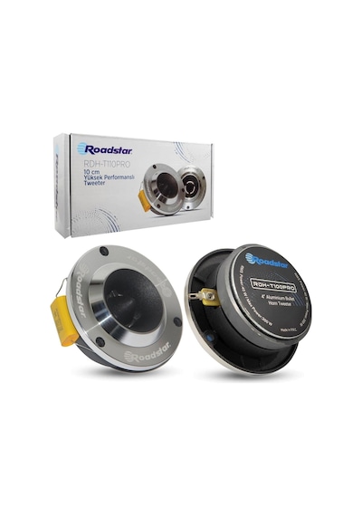 Roadstar Rdh-t100pro 10 Cm Yüksek Performanslı Tweeter 300w Maksimum 40w Rms 1 Takım