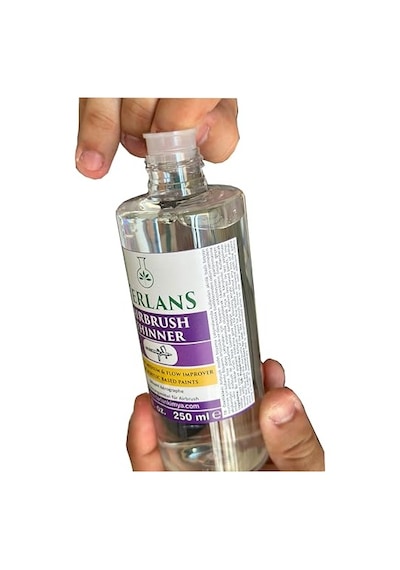Terlans Airbrush İnceltici 250 Ml Airbrush Thinner Flow Improver Model Boyama İçin Akrilik Bazlı İnceltici, Akışkanlık & Detay Kontrolü