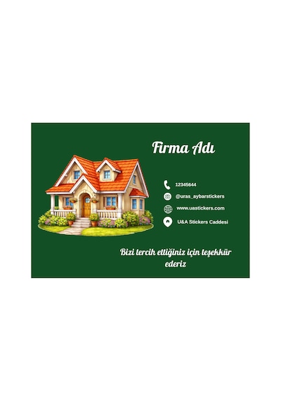 100 Adet Kişiye Özel Katvizit, Reklam Kartı, İşletme Tanıtım Kartı - Mavi - 170