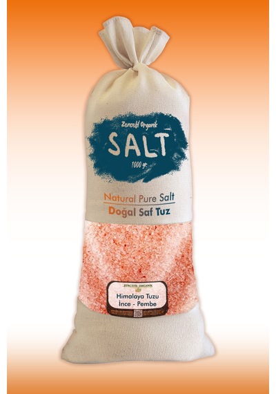 Himalaya Tuzu 1 Kg. Bez Torbada İnce Çekim Himalaya Tuz