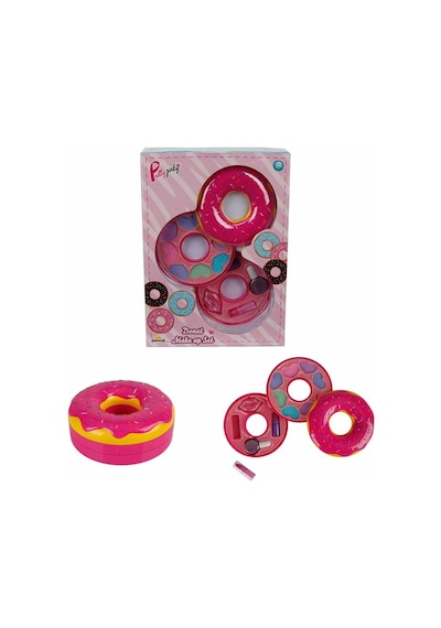 Mey İthalat Donut Şekilli 2 Katlı Makyaj Güzellik Seti 50717414
