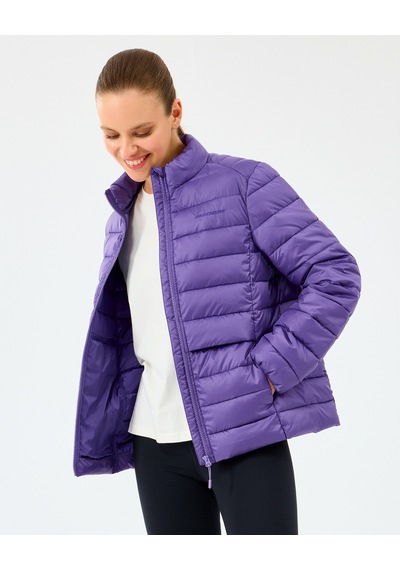 Skechers W Essential Outerwear Padded Jacket Kadın Mor Mont S231240-0277 Mor
