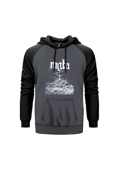 Mgla Age Of Excuse Gri Renk Reglan Kol Sweatshirt Gri