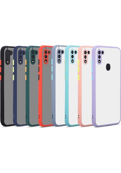 Galaxy A11 Kılıf Zore Hux Kapak Lacivert