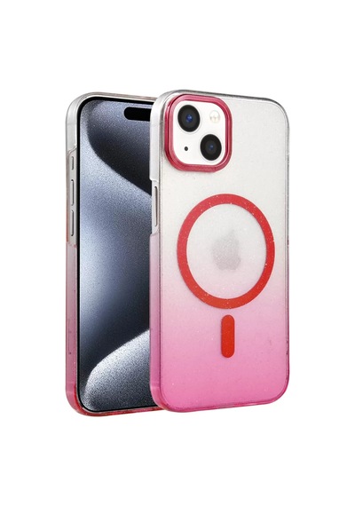 Newface Apple İphone 14 Glossy Magsafe Kapak - Pembe