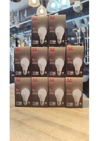 10 Adet 9 Watt Beyaz Işık Led Ampul Enerji Tasarruflu 6500k 10 Adet