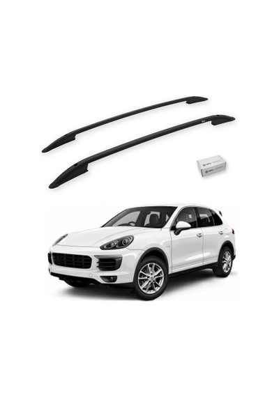 Turtle Porsche Cayenne 92a-e2 2011-2017 Tavan Çıtası Crown Siyah