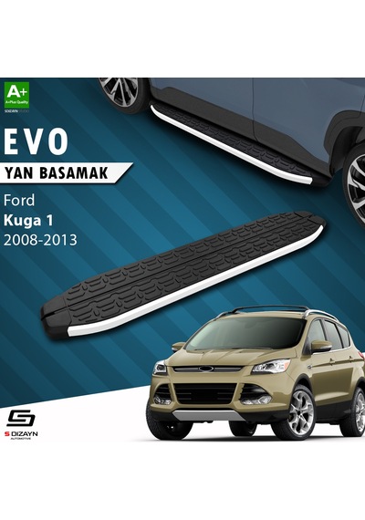 S-dizayn Ford Kuga 1 Evo Aluminyum Yan Basamak 183 Cm 2008-2012