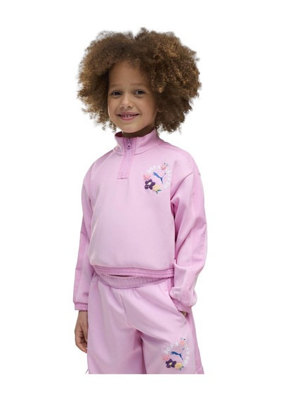 637626-47 Puma X Dora The Explorer T7 Çocuk Sweatshirt Pembe 637626-47