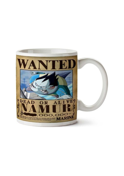 Wanted Namur Anime Aranıyor İki Tarafı Baskılı Kupa Bardak Çok Renkli