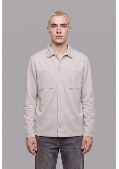 Defacto Regular Fit Çift Cepli Gömlek Ceket H6548ax26augr293 Gri-gr293