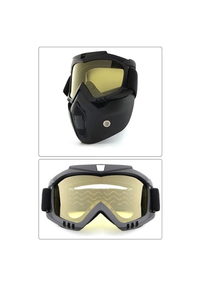 Jet Kask Maskesi Aynalı Gold