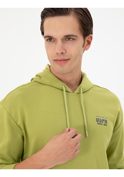 U.s. Polo Assn. Erkek Fıstık Sweatshirt 50293442-vr087 Fıstık Fıstık Yeşili