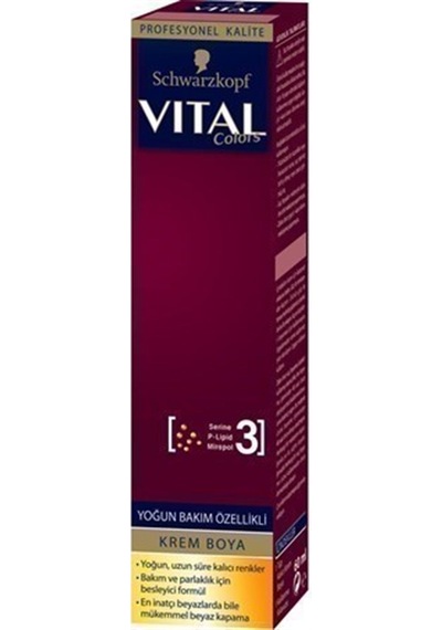 Vıtal Colors Krem Saç Boyası 7 - 56