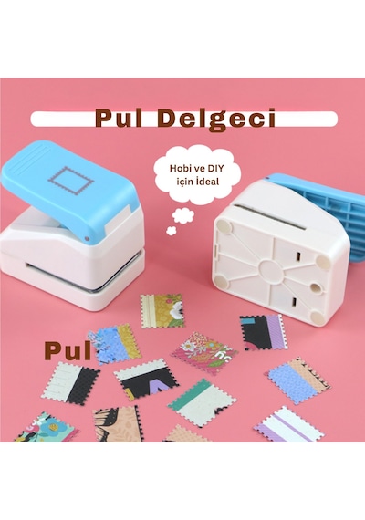 Posta Pulu Şekilli Delgeç, Gofre Kabartma, Hobi El İşleri Kağıt Ve Eva Kesici, 23,9 X 28,7 Mm Çok Renkli