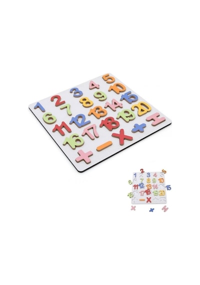 Hmh-123 Hamaha. Ahşap Eğitici Kabartmalı Sayılar