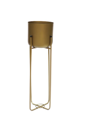 Superbia Metal Ayaklı Saksı Büyük Boy Sarı