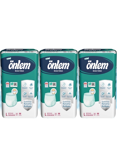 Önlem Emici Külot Hasta Bezi Large Büyük 90 Adet L