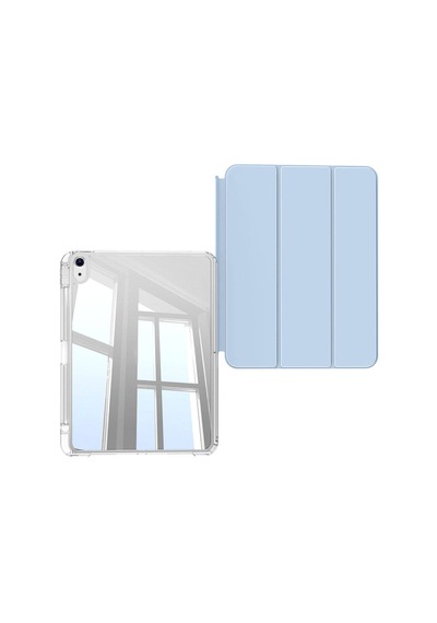 Apple Uyumlu iPad Air 11inç M2 Kılıf Kalem Bölmeli Akrilik Şeffaf Ayrılabilir Case A2902 A2903 A2904