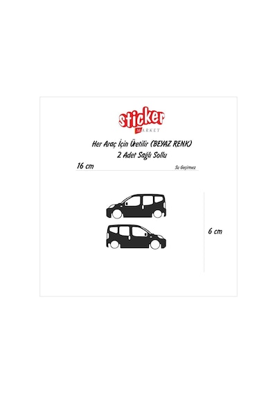 Peugeot Basık Araç Sticker (148346641)