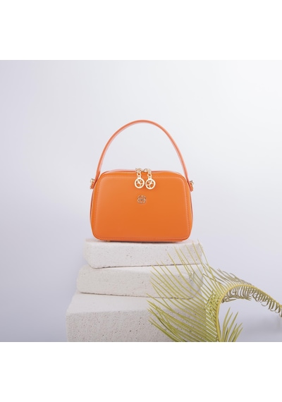 Nas Bag Kadın Mini El Ve Çapraz Çanta Turuncu En:20 Boy :15 Turuncu