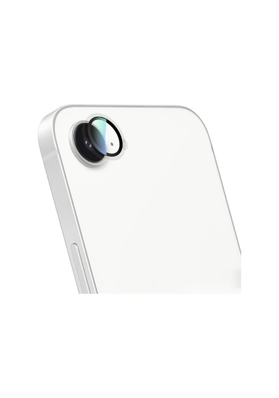 Apple Uyumlu   iPhone 16e Caseworld Alloy Serisi Oleofobik Anti Reflective Kamera Lens Koruyucu Şeffaf