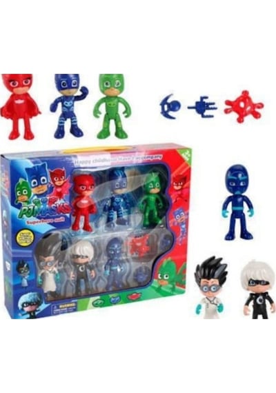 Pj Masks Pj Maskeliler 10Lu Oyuncak Setiniz 1Nci Kalite