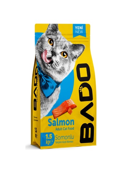 Bado Yetişkin Kedi Maması Somonlu 1,5 Kg