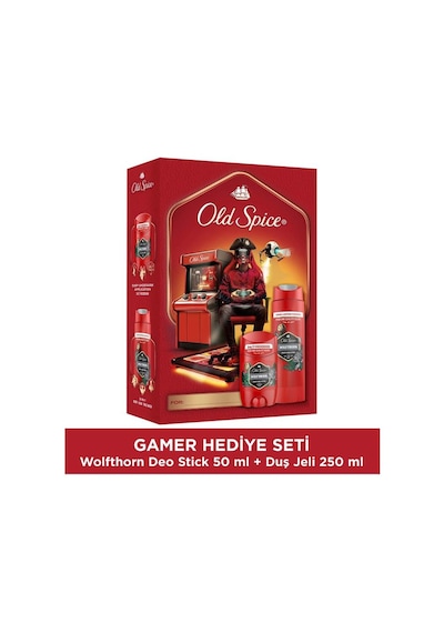 Old Spice Wolfthorn Gamer Seti Deodorant Stick 50 Ml + Duş Jeli 250 Ml