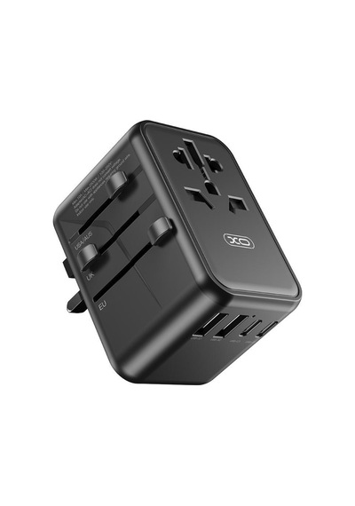 İş Gezisi Çoklu Port Teknolojik Ürün Wl22 65w Gan Evrensel Seyahat Şarj Cihazı 1ac+3usb-c+2usb-a