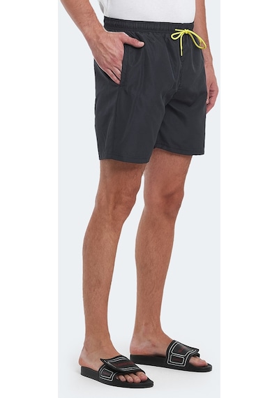 Slazenger RENO Erkek Cepli Deniz Şortu Koyu Gri Mayo