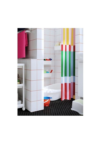 Ikea Banjanträd Duş Perdesi, Çok Renkli, 180x200 Cm
