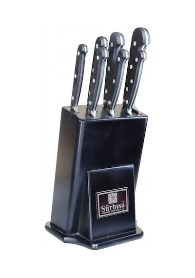 Sürbısa 61509 - Sürmene Şef Bıçakları Seti - 7 Li Set Renkli