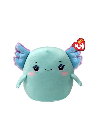 Ty Squishy Beannies Yastık Axolotl Charlie 20 Cm Açık Mavi