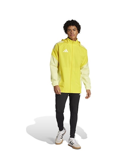 Adidas Tiro25c Aw Jkt Erkek Futbol Antrenman Yağmurluk Jı8958 Sarı Sarı