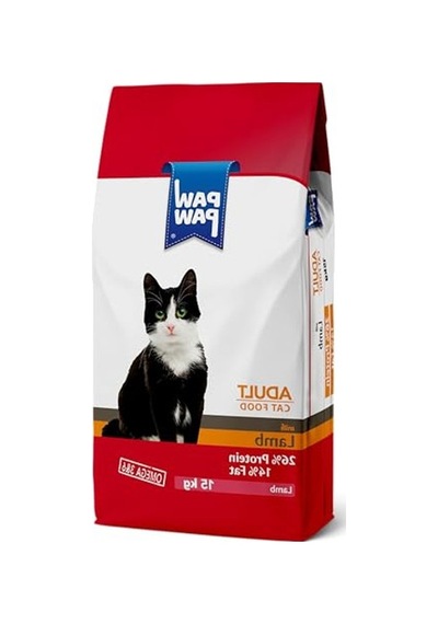2As Yetişkin Kedi Maması 15 Kg, Kuzulu İçerikli Lezzet 12 Gri