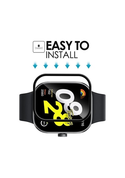 Xiaomi Redmi Watch 4 Uyumlu Tam Kaplayan Nano Cam Ekran Koruyucu