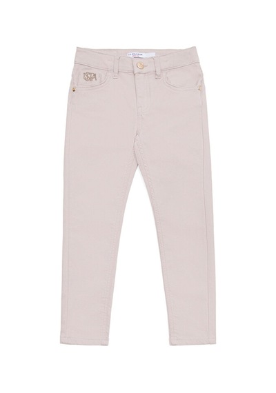 U.S. Polo Assn. Kız Çocuk Kanvas Pantolon 50264078-vr211 Gri