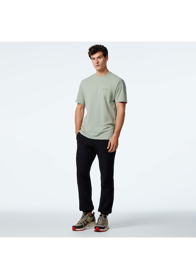Columbia Csc M Basic Logo Erkek Yeşil Günlük T-shirt - Cs0282 Yeşil