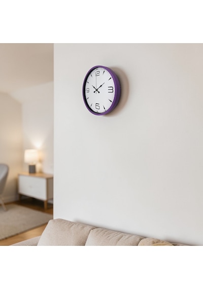 Mor Standart 36 Cm Duvar Saati Diğer