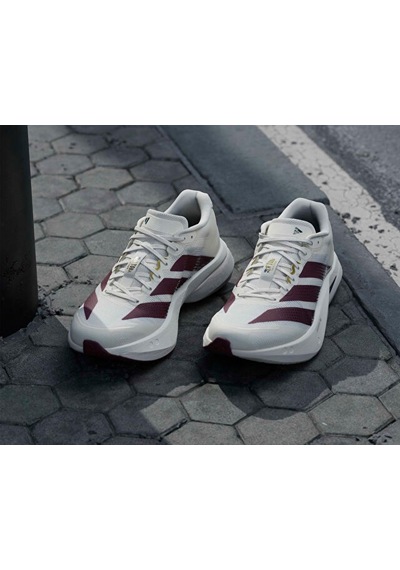 Adidas Adızero Boston 13 W Unisex Koşu Ayakkabısı Kh9564 Beyaz