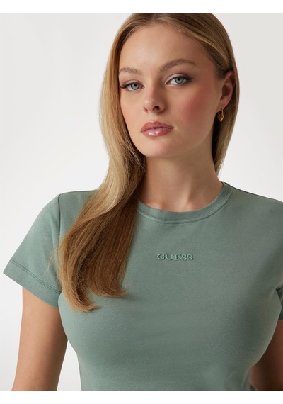 Gelsey Kadın Aktif Regular Fit T-shirt Yeşil