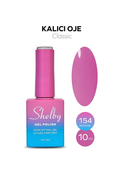 Shelby 10 Ml. A154 Kalıcı Oje