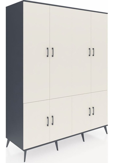Kronos Gardrop 10 Raflı 8 Kapaklı 176x59x221 Antrasit-aytaşı/antrasit Aytaşı/antrasit Kronos Gardrop 10 Raflı 8 Kapaklı 176x59x221 Antrasit-aytaşı/antrasit Aytaşı/antrasit