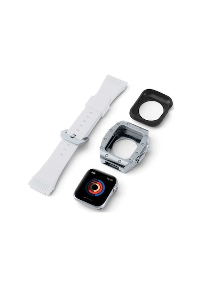 ​​​Apple Uyumlu  Watch 44 MM Kordon Metal Kasa Kordon 65