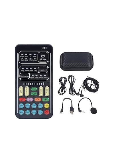 Powermaster Pm-26645 Taşınabilir Konuşurken Ses Değiştirici Cihaz Ses Efekti Mikrofon