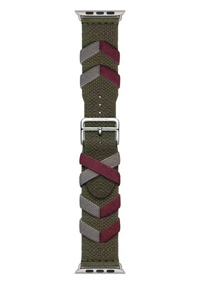 Apple Uyumlu Watch 38mm Zore Krd-97 Sarmal Örgü Tasarımlı Kordon