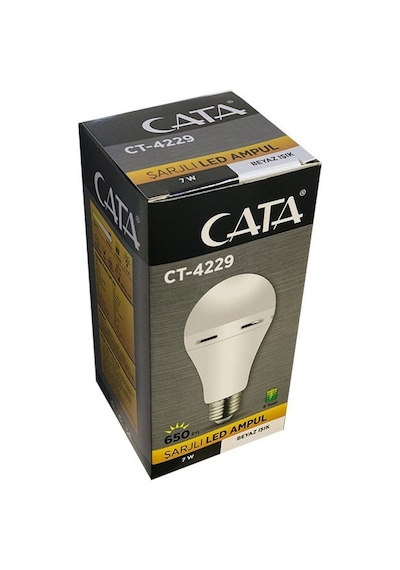Cata Ct-4229 7w Şarjlı Led Ampul 6400k Beyaz E27