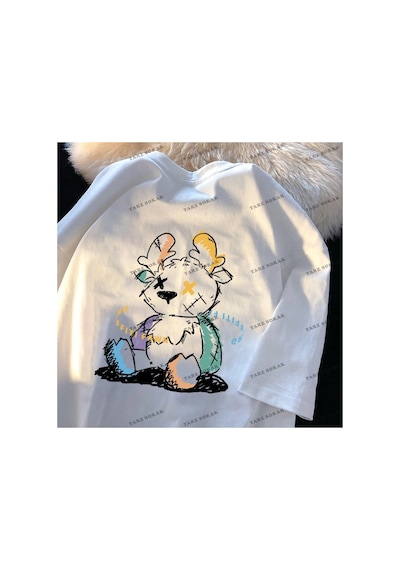 Y2k Unisex Harajuka Anime Retro Kawai Kuromi T-shirt Kod Rertr Tarzsokak 6697 Beyaz Y2k Unisex Harajuka Anime Retro Kawai Kuromi T-shirt Kod Rertr Tarzsokak 6697 Beyaz