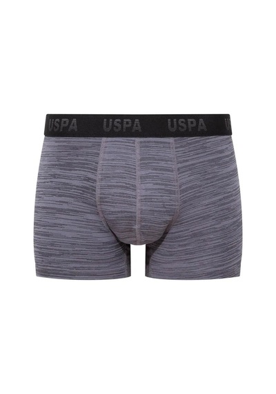 U.S. Polo Assn. U.s Polo Assn. 80505 Erkek Pamuklu 3'lü Boxer-siyah&antrasit&baskılı Siyah